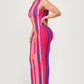 ATHINA Sunset Boulevard Maxi Bodycon Dress