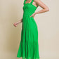 LOVE TREE Smocked Bodice Maxi Dress