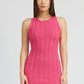 EMORY PARK Casual Mini Knit Fitted Dress