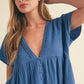 AEMI & Co. Florise Button Down Blouse