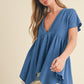 AEMI & Co. Florise Button Down Blouse