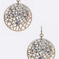 LA JEWELRY Willow Tree 2 Tone Earrings
