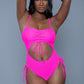 Wicked One piece Women's Brazilian Cutout Swimsuit