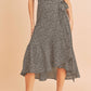AEMI & Co. Flirty Printed Flare Cara Skirt