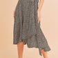 AEMI & Co. Flirty Printed Flare Cara Skirt
