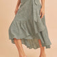 AEMI & Co. Flirty Printed Flare Cara Skirt