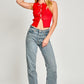 LE LIS Satin Bow Detail Sleeveless Sweater Top