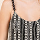 Plus Stripe See-Through Maxi Dress