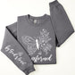 COLOR BEAR "Transformed" Faith Graphic Fleece Sweatshirt