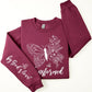 COLOR BEAR "Transformed" Faith Graphic Fleece Sweatshirt