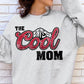 COLOR BEAR "The Cool Mom" Oversized Graphic Fleece Sweatshirts