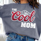 COLOR BEAR "The Cool Mom" Oversized Graphic Fleece Sweatshirts