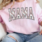 COLOR BEAR Baseball Mama Oversized Graphic Fleece Sweatshirts