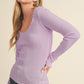 AEMI & Co. Adalie- Slim-fit Knit Sweater