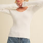 AEMI & Co. Adalie- Slim-fit Knit Sweater