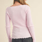 AEMI & Co. Adalie- Slim-fit Knit Sweater