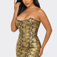 ATHINA Serpentine Glamour Bodycon Dress