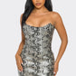 ATHINA Serpentine Glamour Bodycon Dress