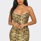 ATHINA Serpentine Glamour Bodycon Dress