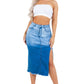 FASHION DENIM LONG SKIRTS