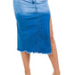 FASHION DENIM LONG SKIRTS