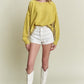JADE JANE Plus-size Luxurious Knitted Sweater with Long Dolman Sleeves