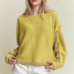 JADE JANE Plus-size Luxurious Knitted Sweater with Long Dolman Sleeves