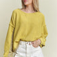 JADE JANE Plus-size Luxurious Knitted Sweater with Long Dolman Sleeves
