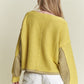 JADE JANE Plus-size Luxurious Knitted Sweater with Long Dolman Sleeves