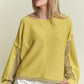 JADE JANE Plus-size Luxurious Knitted Sweater with Long Dolman Sleeves