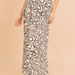 AEMI & Co. flare Abstract Print Skirt
