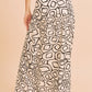 AEMI & Co. flare Abstract Print Skirt