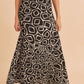 AEMI & Co. flare Abstract Print Skirt