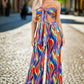 BY CLAUDE 2 Pieces Top Wrap & Wide-led Pants Set