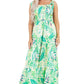 BY CLAUDE Floral Tied-Shoulders Casual Maxi Dress
