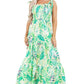 BY CLAUDE Floral Tied-Shoulders Casual Maxi Dress