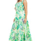 BY CLAUDE Floral Tied-Shoulders Casual Maxi Dress