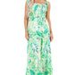 BY CLAUDE Floral Tied-Shoulders Casual Maxi Dress
