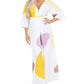 BY CLAUDE V-neckline Printed Maxi Dress