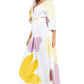 BY CLAUDE V-neckline Printed Maxi Dress