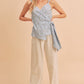 AEMI & Co. Sweet- heart Wrap Floral Top-Malorie Top