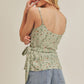 AEMI & Co. Sweet- heart Wrap Floral Top-Malorie Top