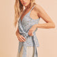 AEMI & Co. Sweet- heart Wrap Floral Top-Malorie Top