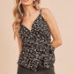 AEMI & Co. Sweet- heart Wrap Floral Top-Malorie Top