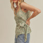 AEMI & Co. Sweet- heart Wrap Floral Top-Malorie Top