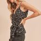 AEMI & Co. Sweet- heart Wrap Floral Top-Malorie Top