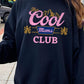 COLOR BEAR "The Cool Moms Club" Graphic Fleece Sweatshirts