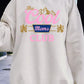 COLOR BEAR "The Cool Moms Club" Graphic Fleece Sweatshirts