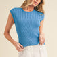 AEMI & Co. Taria Knit High Neck Sweater Tank