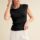 AEMI & Co. Taria Knit High Neck Sweater Tank